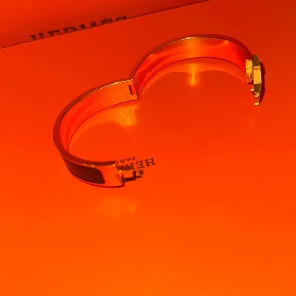 Hermes Black and Gold Women's Watch - Picture 4 of 5